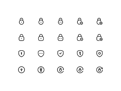 Free Security Stroke Icons – Rounded Style circle lock 01 free icons rounded icons security security check security icons shield key square lock 01 square lock password stroke icons universal access circle
