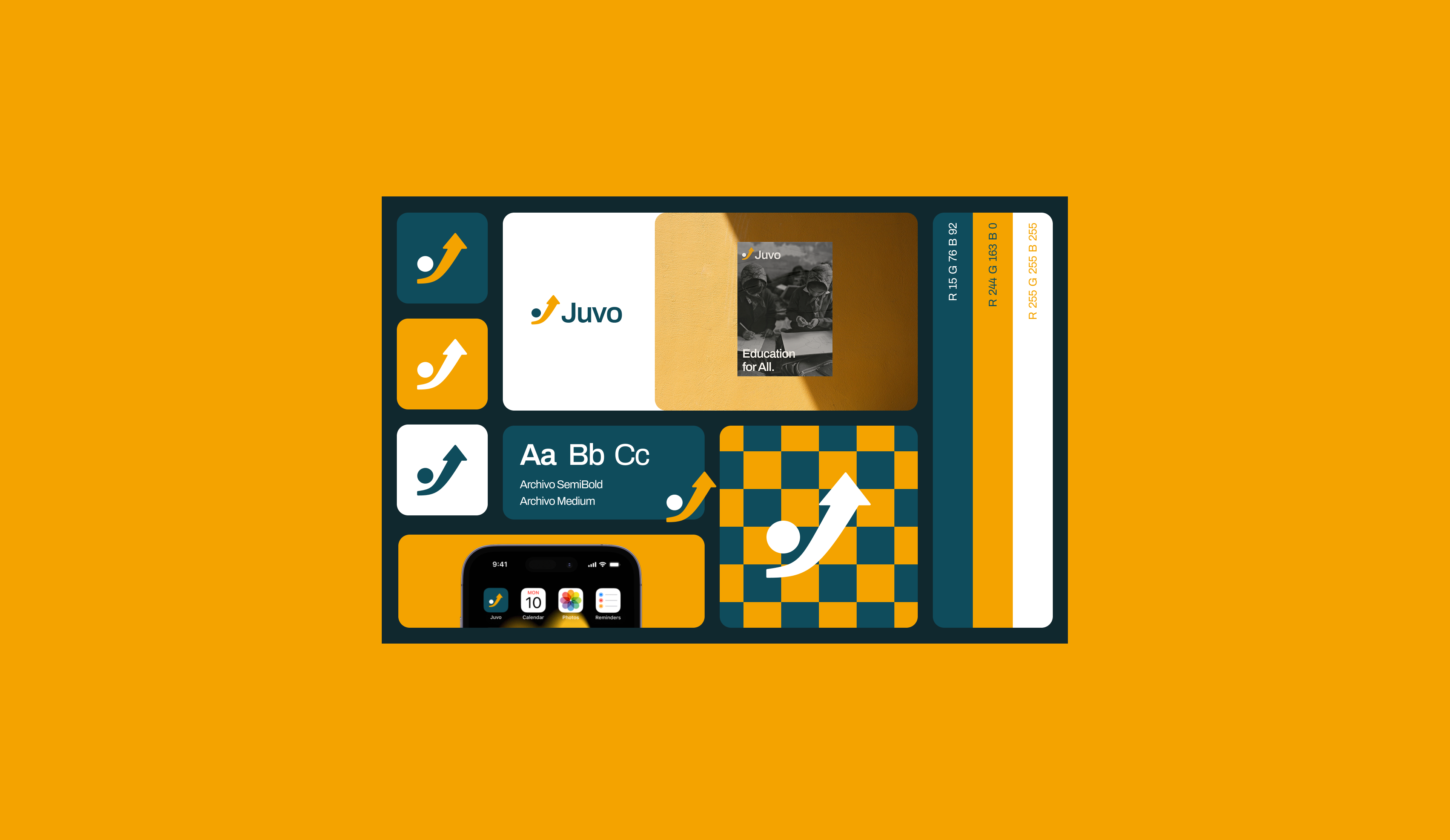 Bento Grid Template (Education Empowerment) bento bento grid brand identity branding color palette education empowerment green grid logo logo design ngo non profit social good student template ui uiux visual identity yellow
