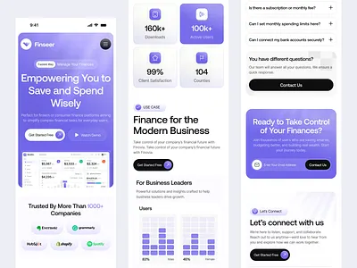 SaaS Landing Page Mobile Responsive design figma template figma uiux landing page design mobile responsive responsive design saas saas landing page saas landing page design saas web sajibur design ui web design website design