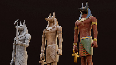 Anubis 3D model 3d 3d modeling design realistic