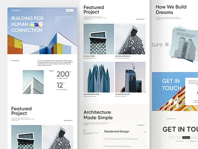 Modern Architecture Website Design | UI UX | Design architect architecture architecture website ardesign constructiondesign interior landing page modern design moderninterior smartbuilding ui ux urbanplanning user interface website design
