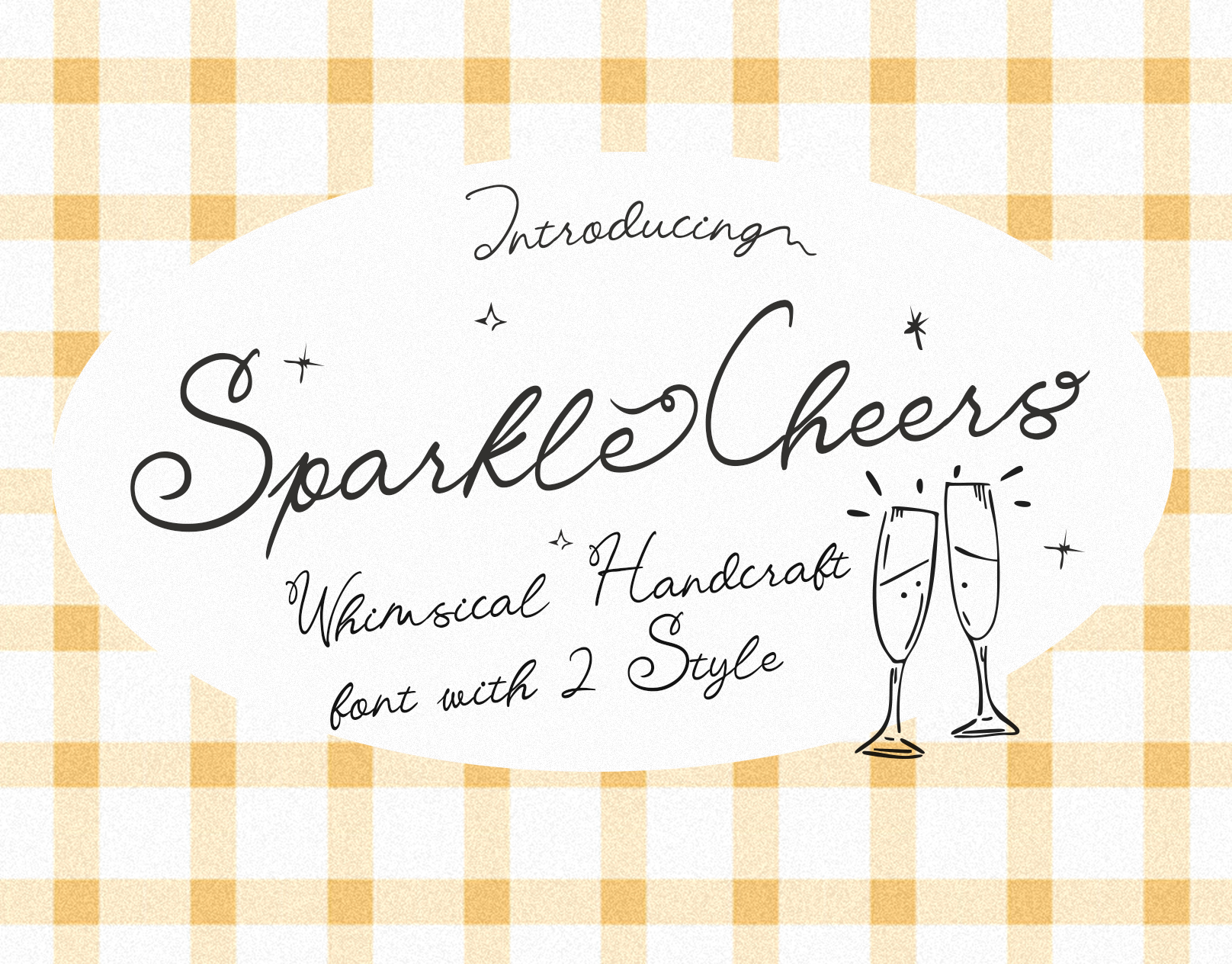 Sparkle Cheers | Whimsical Handwritten Script | Free To Try freebies freefont restaurant font