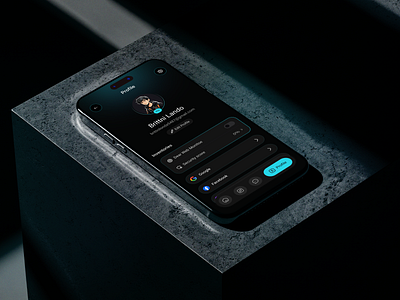 AI Powered Learning Mentor Mobile App Profile Page UI/UX Design ai ai application ai learning ai mentor ai mentor app ai powered aieducation aipowered clean ui dark mode futureoflearning minimal app mobile app onboarding personalizedlearning profile profile page smartmentorapp techforgrowth ui