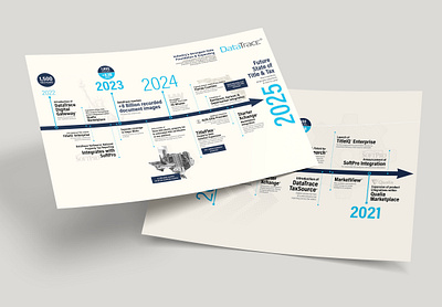 DataTrace 50 Years Timeline Infographics