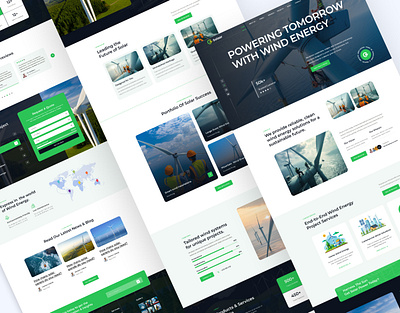 Solar Renewable Energy Landing Page alternative energy clean energy landing page eco friendly electicity landing page renewable energy landing page renewable energy website solar solar landing page solar panel template solar pannel