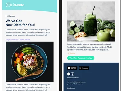 RESPONSIVE EMAIL/NEWSLETTER TEMPLATE branding campaign design clean design design ecommerce email email email design email marketing email newsletter email signature graphic design illustration ui