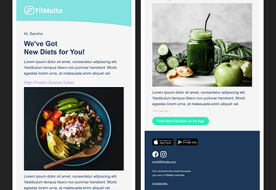RESPONSIVE EMAIL/NEWSLETTER TEMPLATE branding campaign design clean design design ecommerce email email email design email marketing email newsletter email signature graphic design illustration ui
