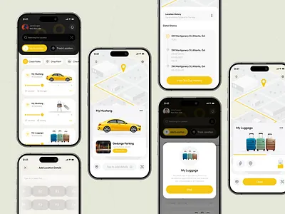 Find keys mobile app app app design application design car finder key finder location tracker mobile app ui ux user interface web design
