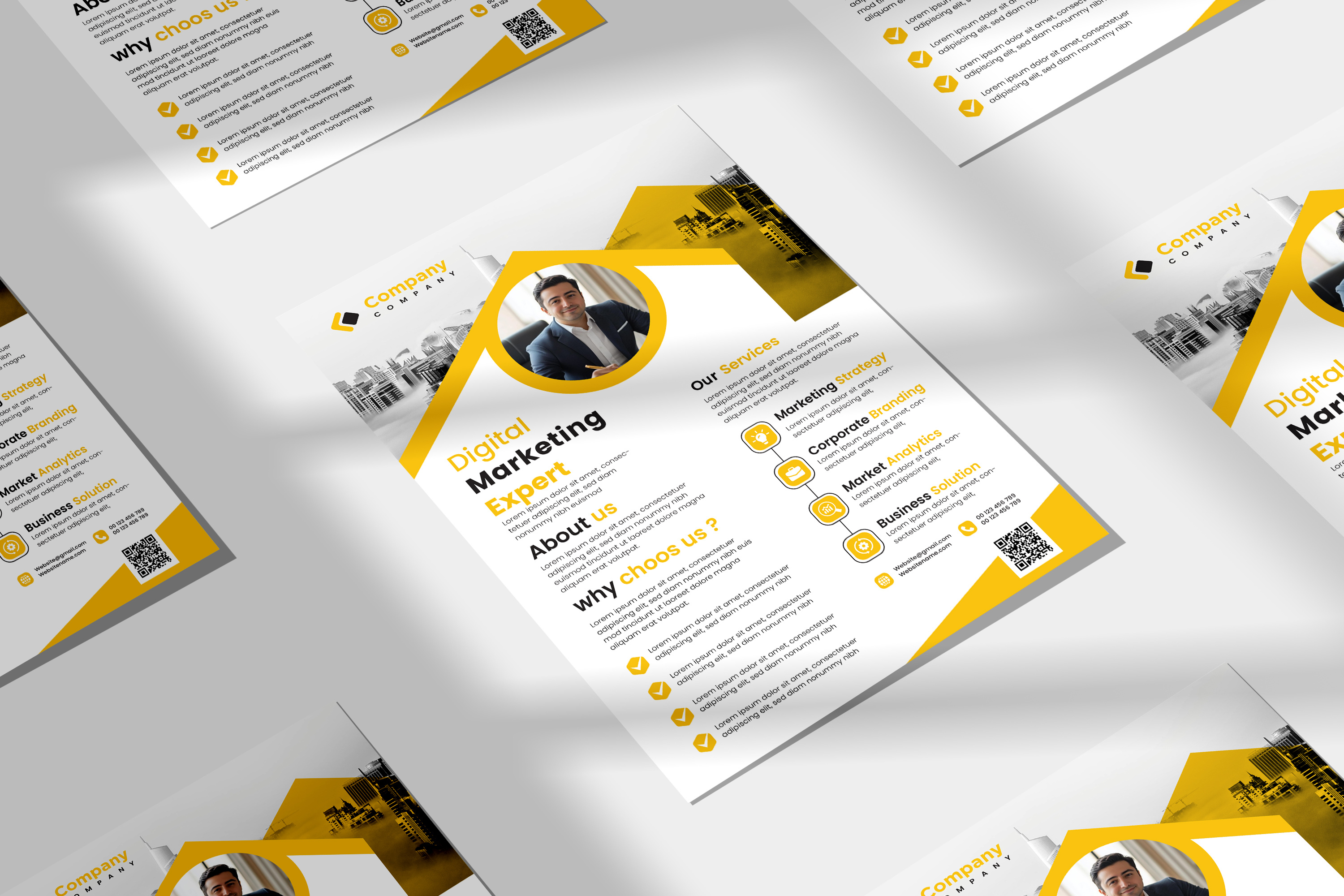 Digital Marketing Expert Flyer branding businessflyer creativedesign digitalmarketing dribbblegraphics flyerdesign graphic design marketingflyer orporatedesign templateforsale