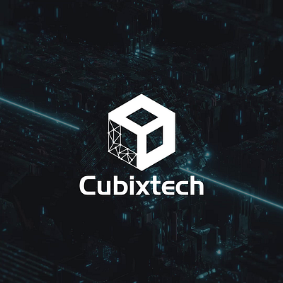 Cubixtech: Minimal Cube Logo with Connected Nodes brand identity branding design design logo flat graphic design icon illustration logo logo design logos logotype minimal minimal logo minimalist modern timeless ui unique