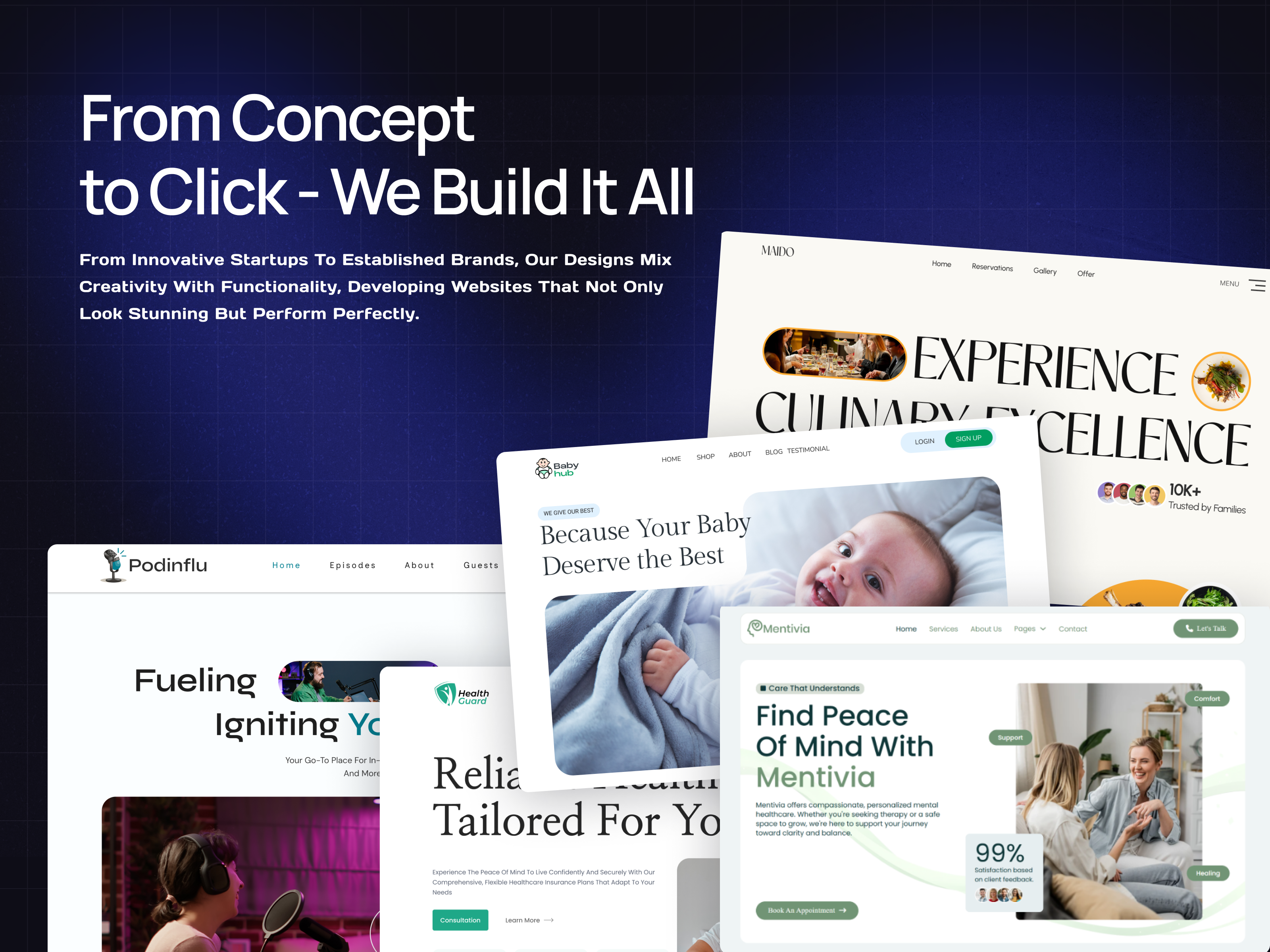 Example of Premium Landing Page Design