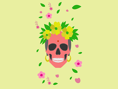 Beautiful Skull – Floral Skull Illustration abstract skull beautiful skull boho skull art colorful skull art creative skull art design floral illustration floral skull graphic design illustration modern skull design skull skull artwork skull illustration skull poster skull vector skull with flowers unique skull design vector