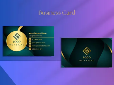 Corporate Business Card Design branding business card corporate creative customizable design editable graphic design illustration logo modern design name card personal card print ready private card professional unique design vector visiting card