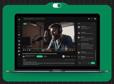 Streaming Web Platform Redesign dark theme dashboard dashboard design design homepage landing landing page modern design platform streaming streaming platform ui ux web web design web design concept web ui website website design wen design template