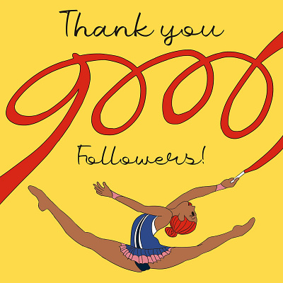 Thank you 9000 Followers Illustration app branding design graphic design illustration logo typography ui ux vector