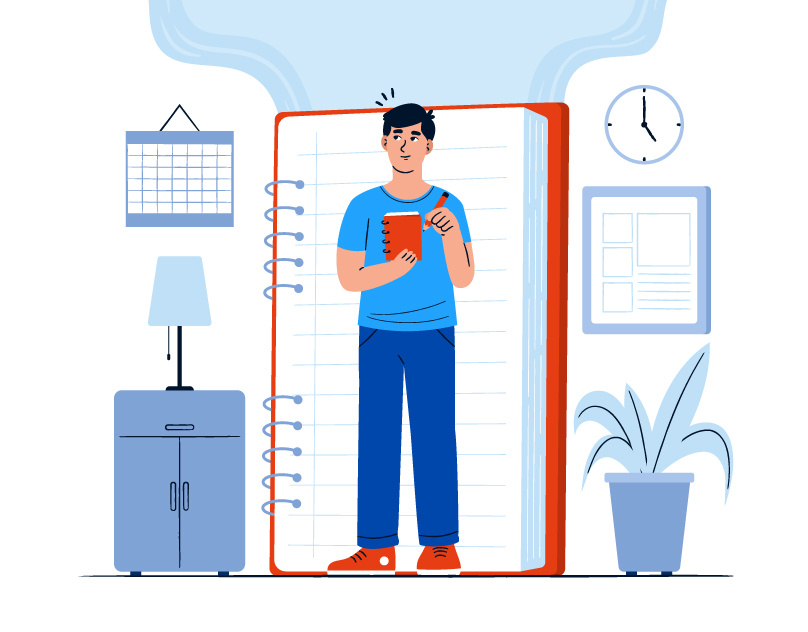 Editorial Illustration for compare credit editorial illustration flat illustration simple vector vector artwork