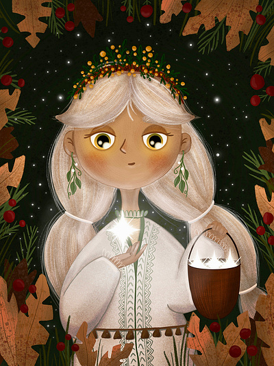 Children's Book Illustration "Make A Wish" 3d animation app branding design flat graphic design icon illustration illustrator logo minimal motion graphics typography ui ux vector web web design website