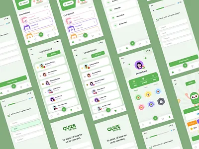 Quiz App design✨ app branding creative design graphic design illustration mobile app modern quiz ui ux