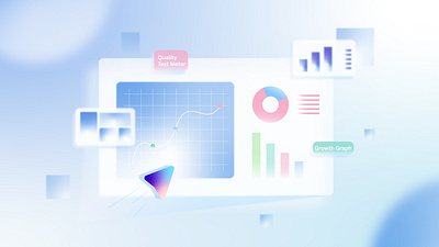 Data Dashboard Design 2d cloud dashboard dashboard ui explainer video glass morphing graphic design illustration new style styleframe ui ux