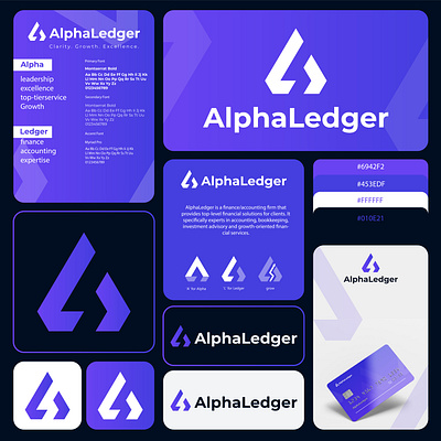 AlphaLedger Logo - Innovative Financial Solutions for Businesses abstract alphaledger brand identity branding branding design business design finance financial graphic design innovation logo logo branding logotype modern logo typography vector