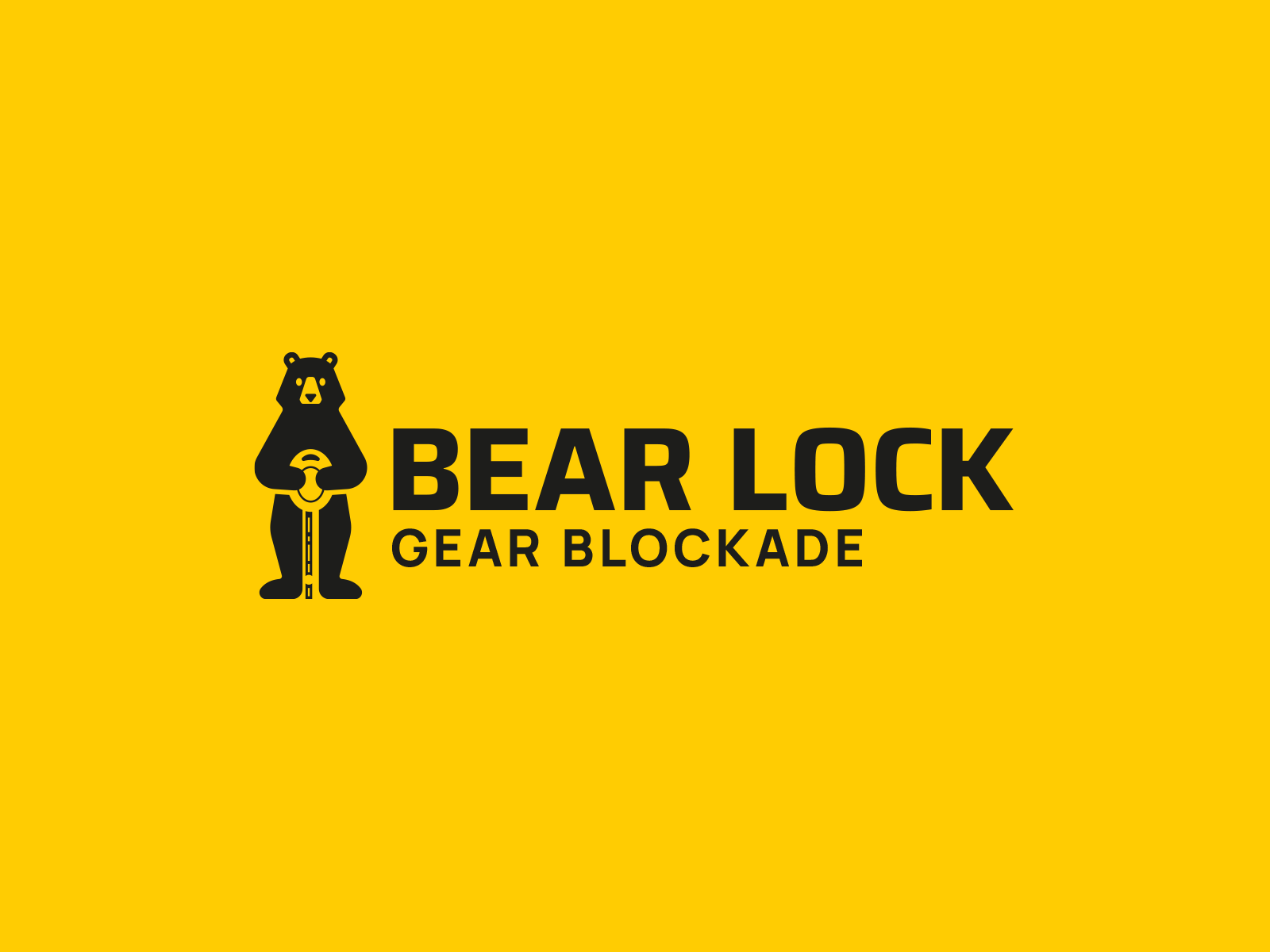 Bear lock. My version animal bear brand branding car design elegant graphic design key logo logo design logo designer logodesign logodesigner logotype minimalism minimalistic modern negative space wild