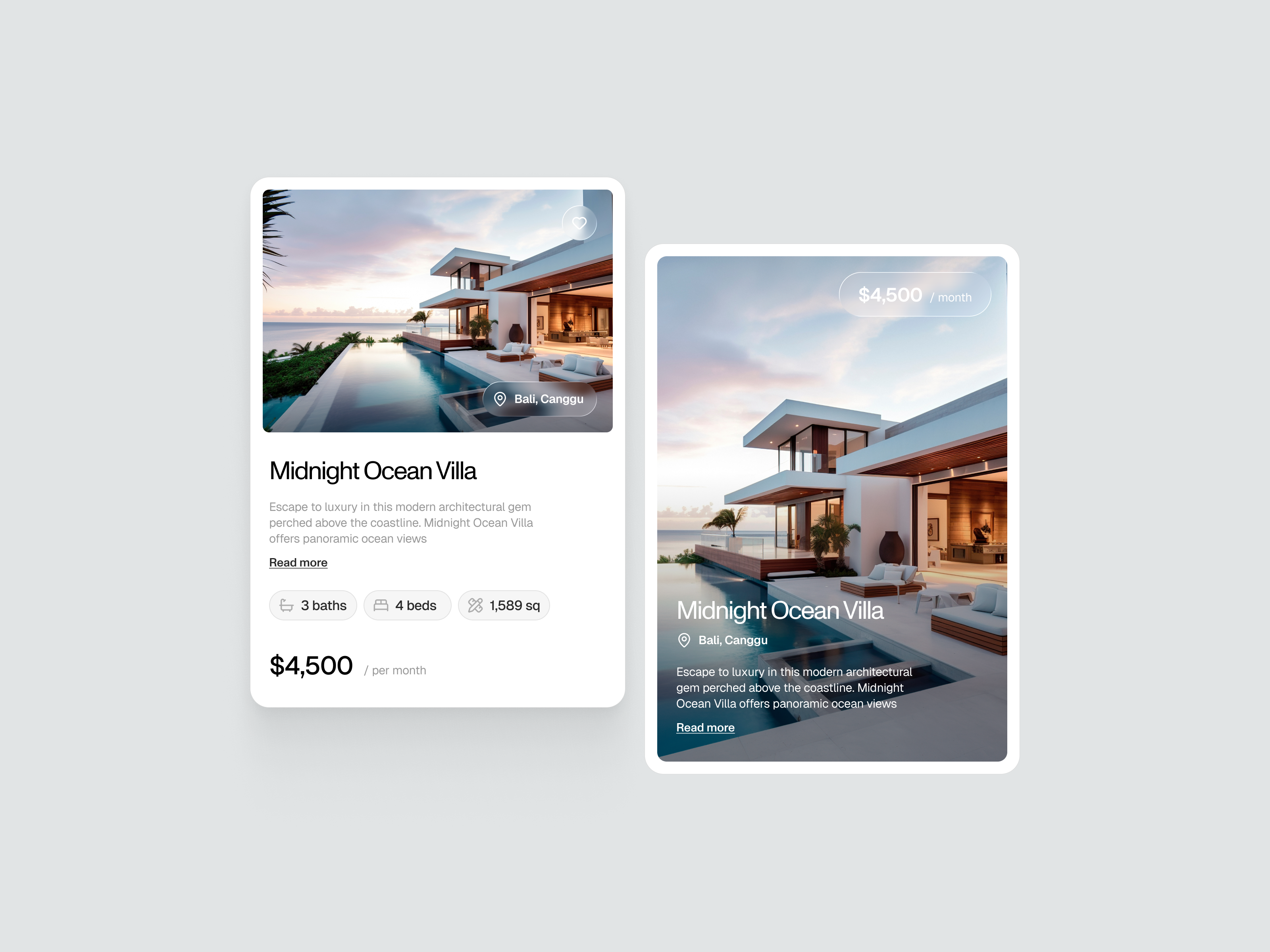 Filters and sort components for real estate platform by Robin ...