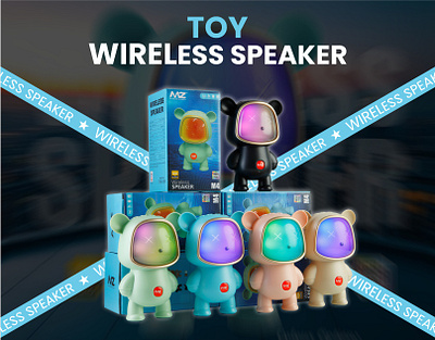 Packaging Design - Modern Wireless Speaker advertising commercial design graphic design packaging advertising product design