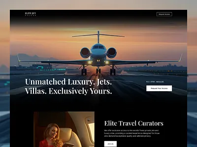 Luxury Lifestyle Website Design elegant uiux high end website landing page luxury experience luxury lifestyle luxury uiux luxury website premium brand ui web web design webdesign website website design