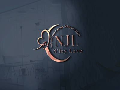 NJL Luxury logo design branding custom logo illustration logo logo design motion graphics