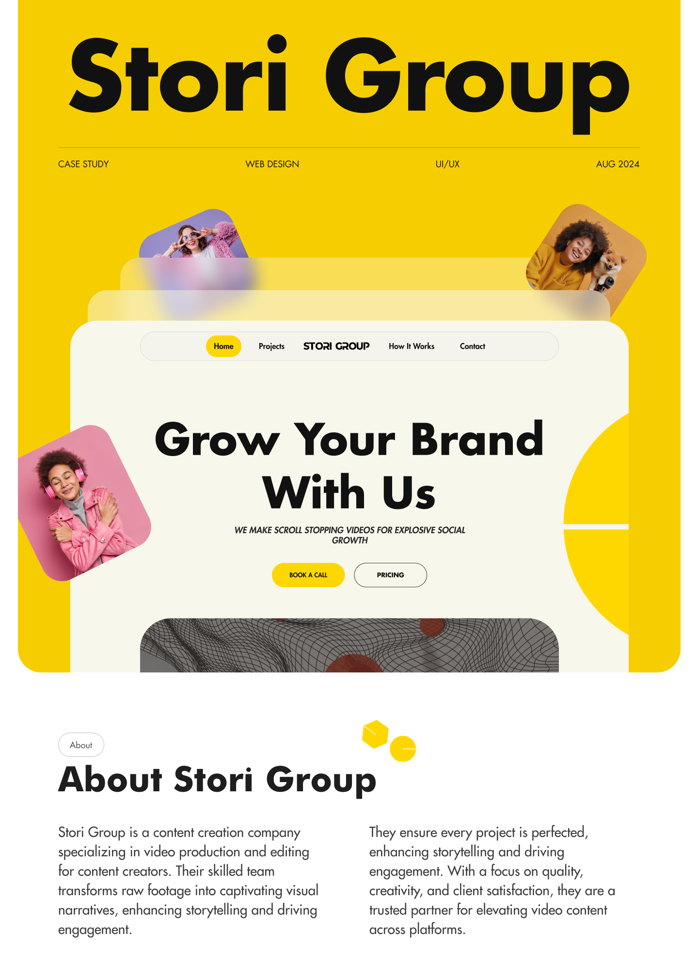Stori Group – Conversion-Focused Website Redesign digital branding