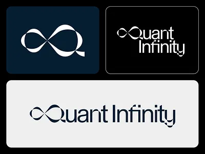 Quant Infinity Logotype ai asset management banks brand branding design finance fintech graphic design graphicdesign identity infinity investment logo logodesign logotype quantitative symbol tech trading