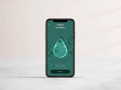 Aromatru - Atomized Diffuser App app aroma connected device connected home diffuser ios iot motion graphics purifier smart device ui