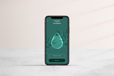 Aromatru - Atomized Diffuser App app aroma connected device connected home diffuser ios iot motion graphics purifier smart device ui