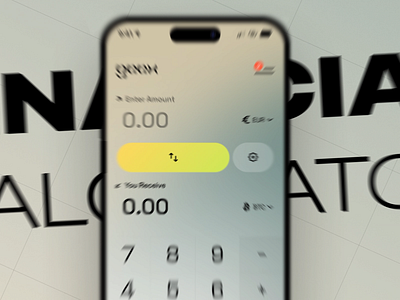 🚀 Financial Calculator app btc calculator design exchange financial fintech mobile motion graphics swap trend ui uidesign uiux usd