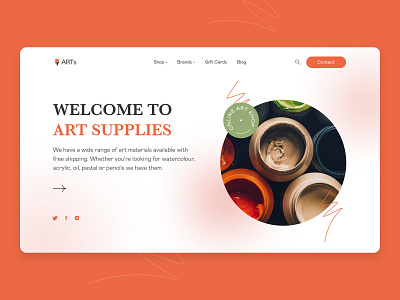 Meet Art Supplies Shop Online art art supplies shop design professional shop upqode