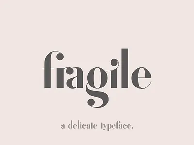 Fragile - A Delicate Typeface advertising delicate display elegant fonts fragile fragile a delicate typeface invitations ligatures modern sans serif simple vintage website wedding