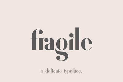 Fragile - A Delicate Typeface advertising delicate display elegant fonts fragile fragile a delicate typeface invitations ligatures modern sans serif simple vintage website wedding