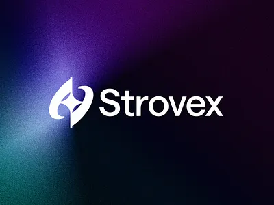 Strovex ai brand branding design futuristic icon logo logodesign minimal orbit s letter s logo star tech technology