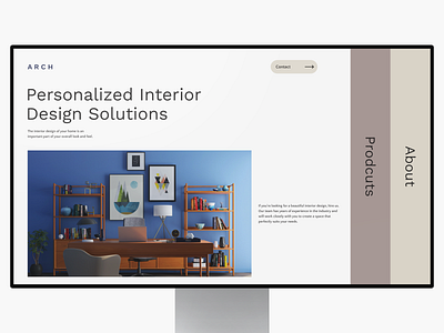 Arch Landing Page decor website design home decor interaction design interior design interior design website landingpage ui ui design uidesign uiux user interface ux ui web web design web page web ui webdesign website website design