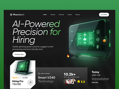 Ai saas website ui design ai ai ui design clean ui minimal ui modern ui product design saas product saas website smart ui ui ui designer ux web web app web design website website design