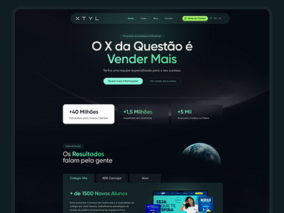 Institutional Website | Agency | Paid Traffic agency agency landing page consulting institutional institutional website landing page marketing paid traffic tech landing page