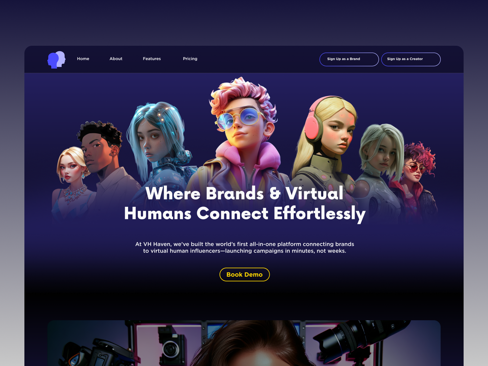 VH Haven – Virtual Human Influencer Marketing Platform innovation