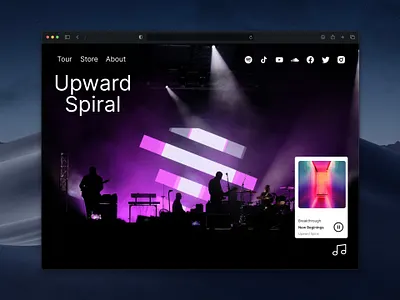 🎵 Upward Spiral: From Learning to Leading artistwebsite casestudyredesign designcritique designevolution designmentorship designthinking feedbackwelcome fromzerotodesigner immersivedesign learninginpublic musicwebsite newtoux portfoliodevelopment uxdesign visualstorytelling