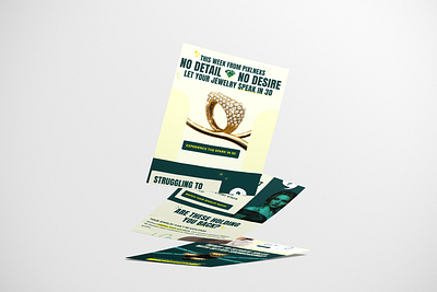 📩 Newsletter Design Concept – Jewelry in 3D 3ddesign branding dribbble emaildesign graphic design jewelrydesign newsletter ui uidesign