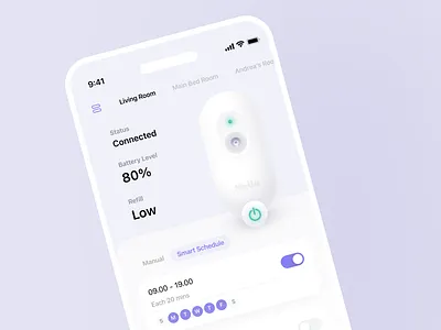 Stella Smart Scheduler Redesign app concept case study clean design minimalist smart home ui ux ux design