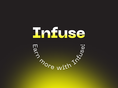 Infuse Logo Concept branding graphic design logo typography