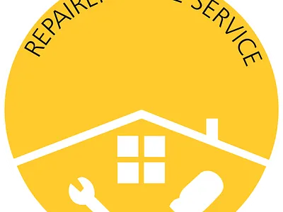 Simple. Clear. Reliable – Your Go-To Home Repair Logo home modern identity