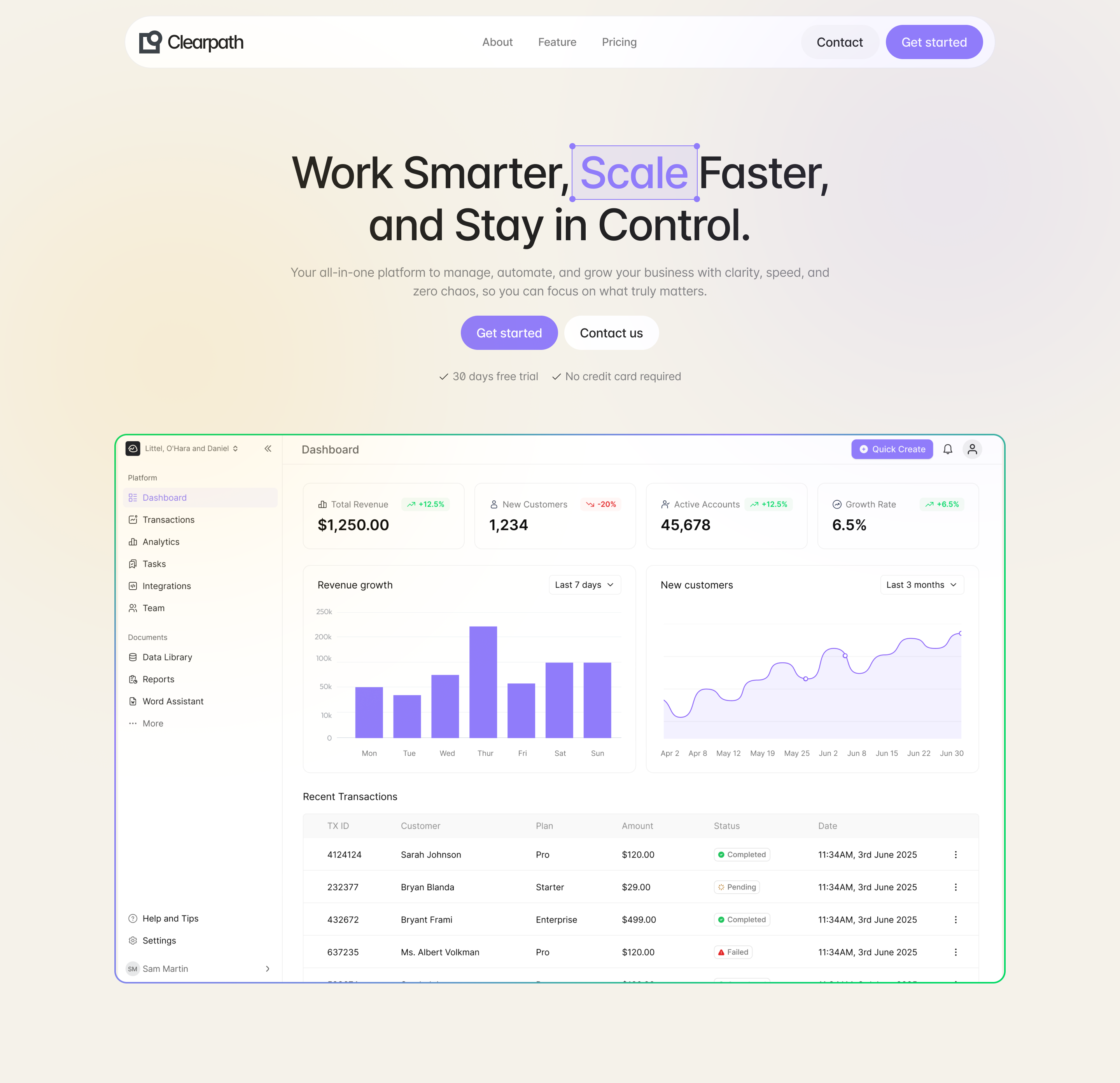 SaaS Hero Section app design figma hero saas ui ux web website