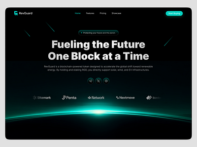 Crypto SaaS Landing Page Design clean ui crypto landing page crypto website dark landing page dark website futuristic landing page minimal ui saas landing page simple ui ui design ux design web3 web3 ui