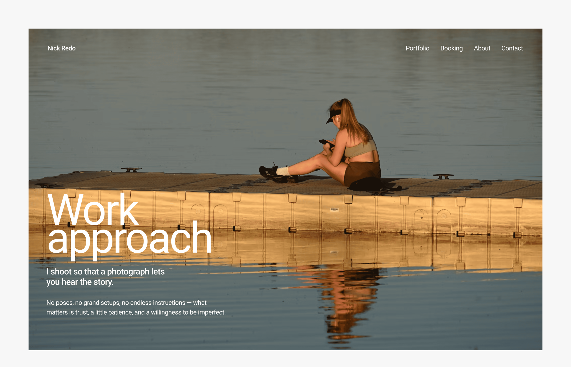 Photographer - Website adaptive design framer landing page logo minimalism photographer ui ui design uiux ux design web design website